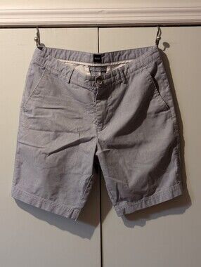 Hugo Boss Slice-Shorts 32R Blue/White Micro Pattern